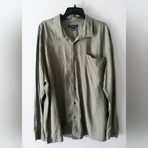 INC Lyocell Button-Up Shirt XXL